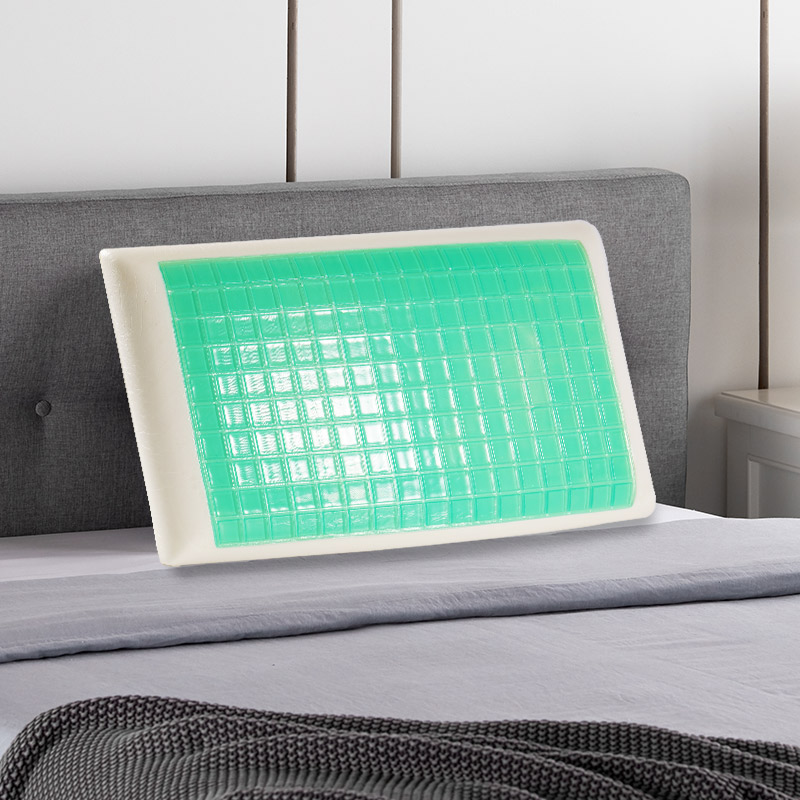 블랙 골드 아이스 큐브 맞춤형 리바운드 하이 및 로우 젤 베개